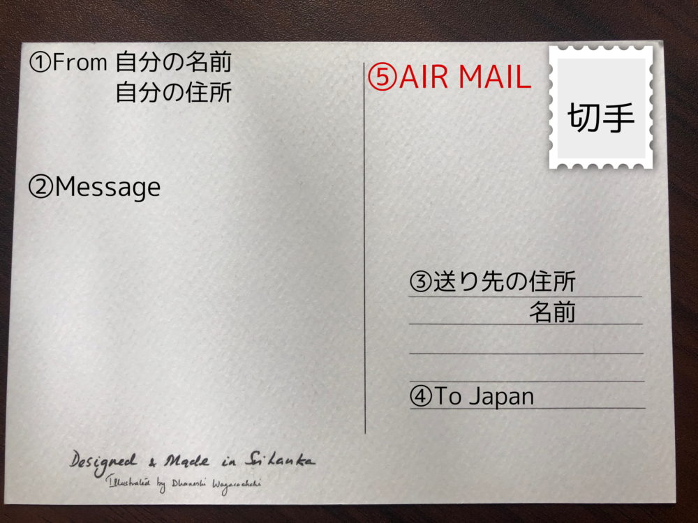 スリランカでポストカードを書いて日本へ送ろう スリランカ観光情報サイト Spice Up スパイスアップ